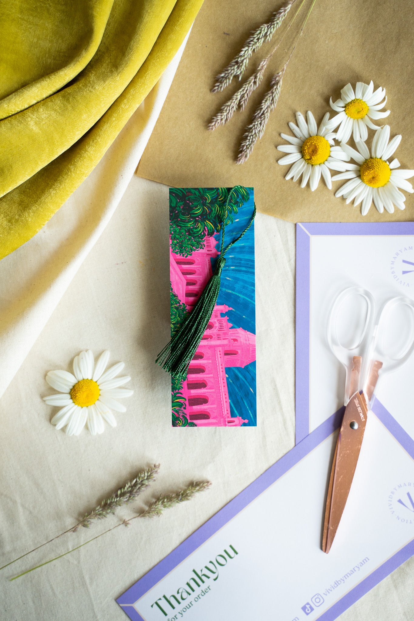 'The Pink Palace' Bookmark