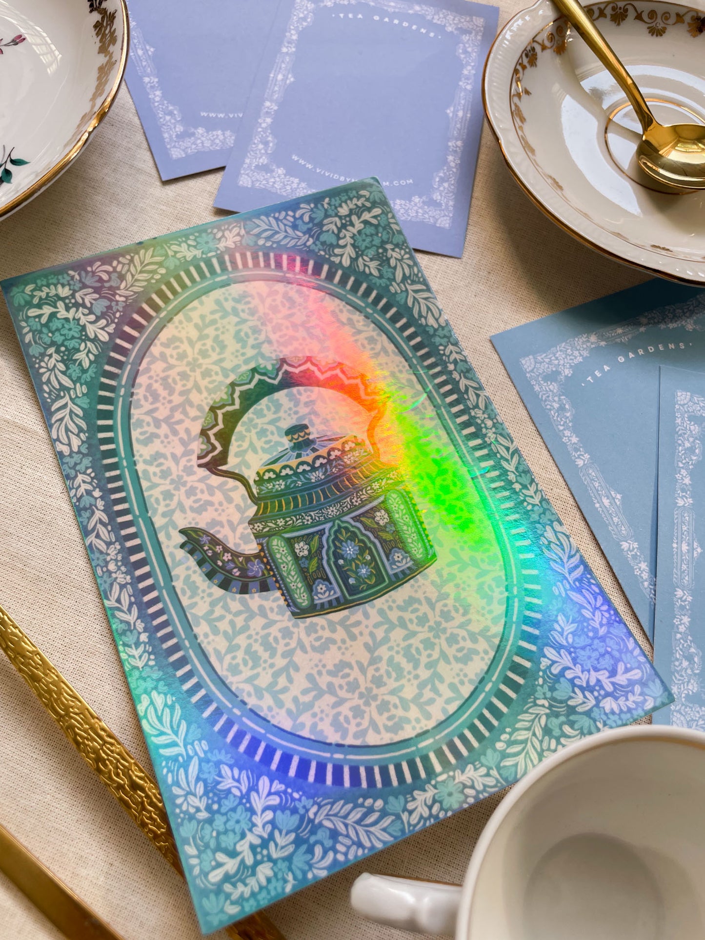 Bengal Brew | Holographic Postcard